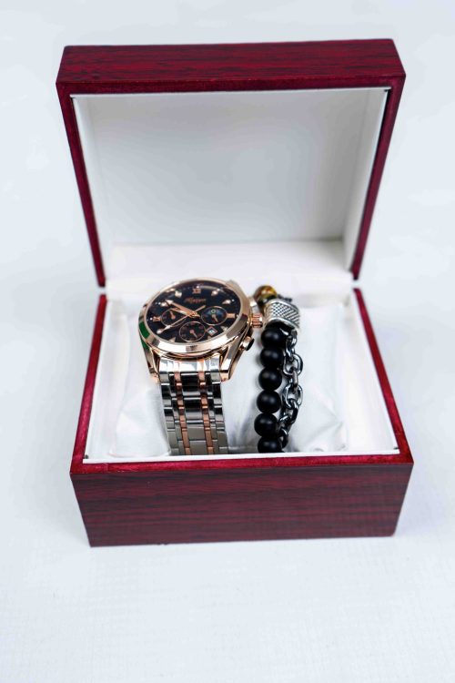 Gold & Silver Watch with Bracelet